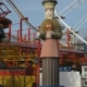 Fortuna Figur im Wiener Prater von Ilse Pompe (Entwurf) und Wilhelm Schmeiser (Ausführung)